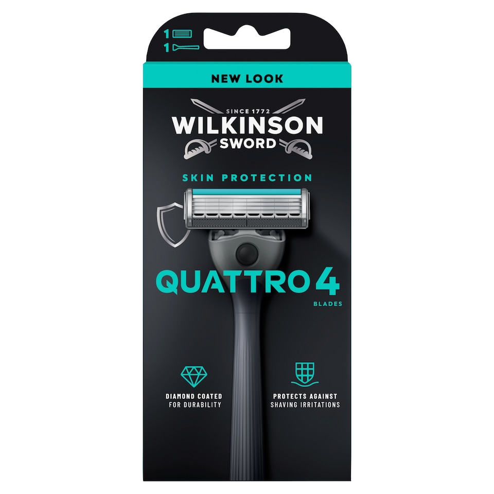 image 1 of Wilkinson Sword Quattro Men’s Razor