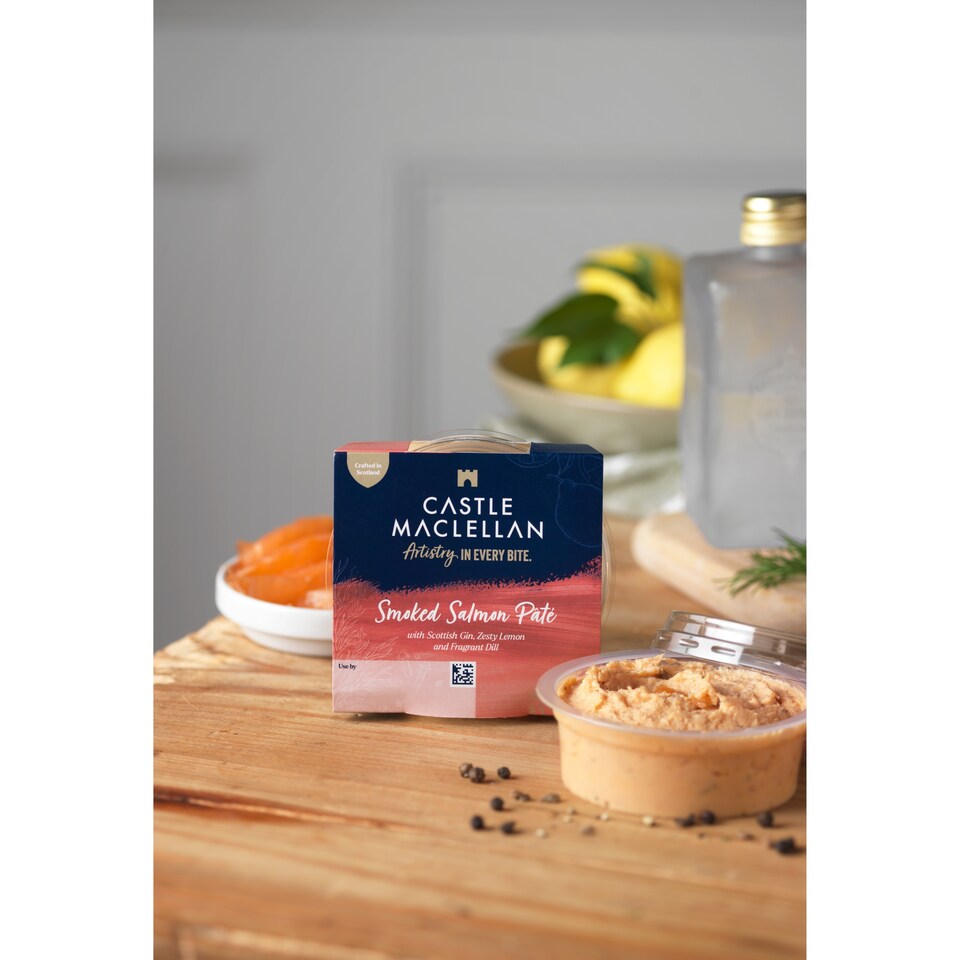 image 1 of Castle MacLellan Smoked Salmon Pate 100g