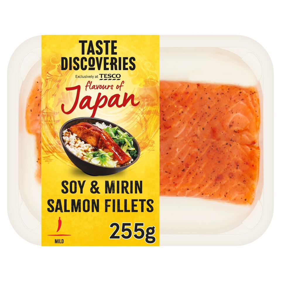 image 1 of Tesco Taste Discoveries Flavours of Japan Soy & Mirin Salmon Fillets 255g