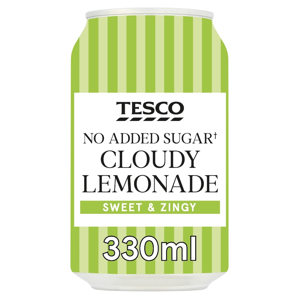 Tesco No Added Sugar Cloudy Lemonade 330Ml