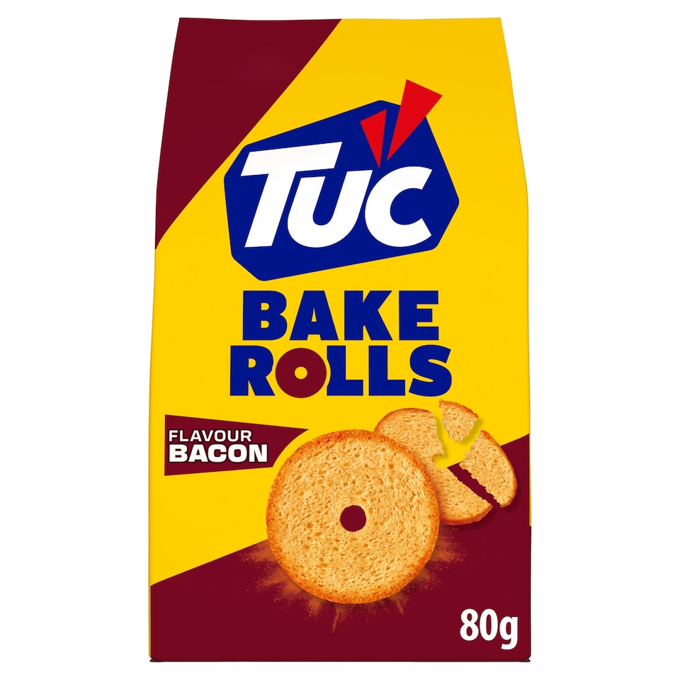 TUC Bake Rolls príchuť Slaninová 80 g