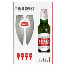 Stella Artois Lager & Chalice Glass Gift Set