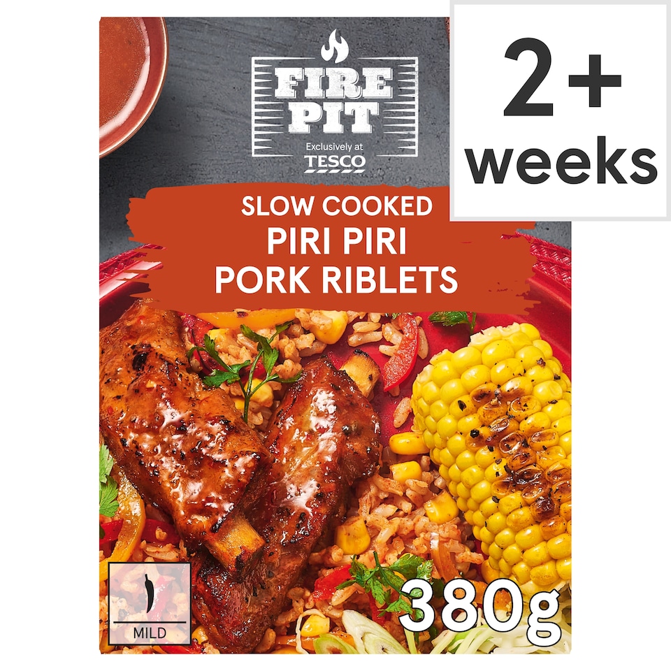 Tesco Firepit Piri Piri Pork Riblets 380g