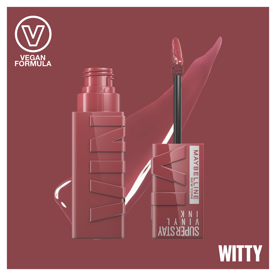 image 1 of Maybelline Superstay Vinyl Ink No 40 Witty
