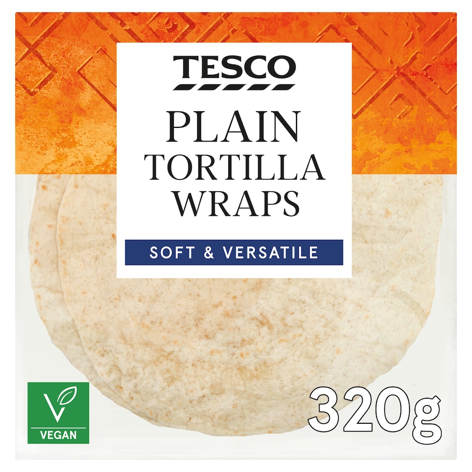 Tesco Plain Tortillas X8 320G