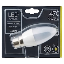 Tesco Led Candle 40W Bayonet Cap