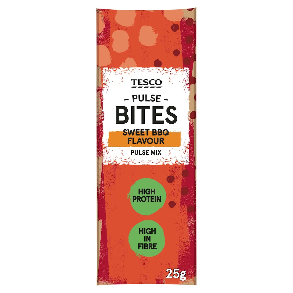 Tesco Smoky Bbq Flavoured Chickpea & Seed Mix 25G