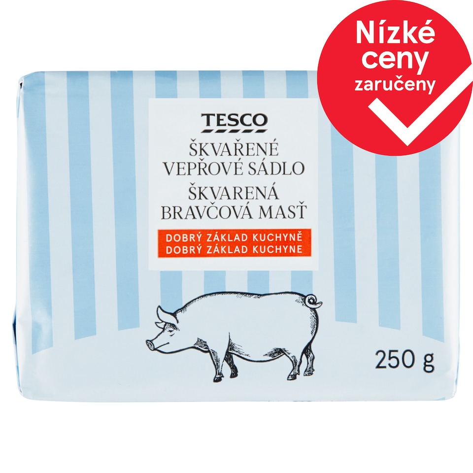 Tesco Škvařené vepřové sádlo 250g