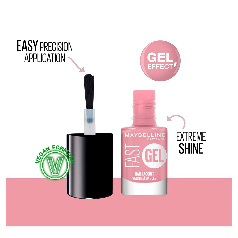 image 1 of Maybelline Fast Gel Nail Lacquer Ballerina 6.7Ml