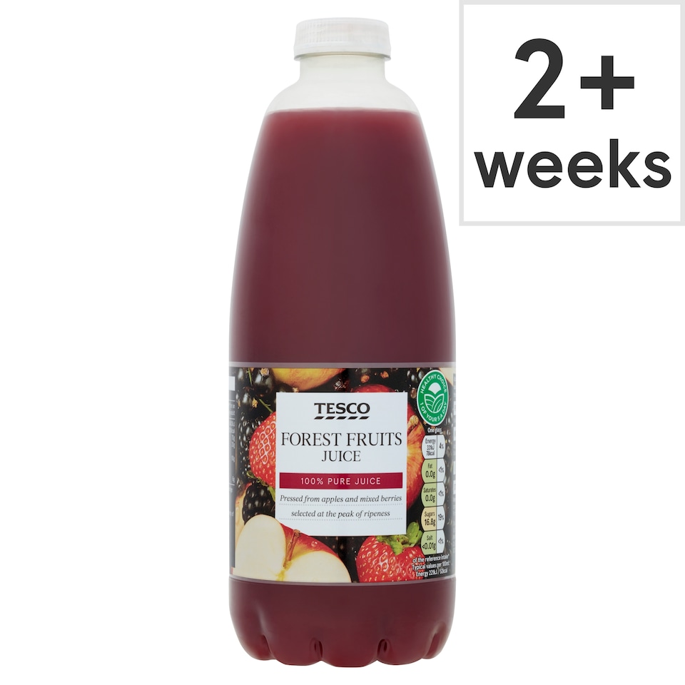 Tesco 100% Pressed Forest Fruits Juice 1 Litre
