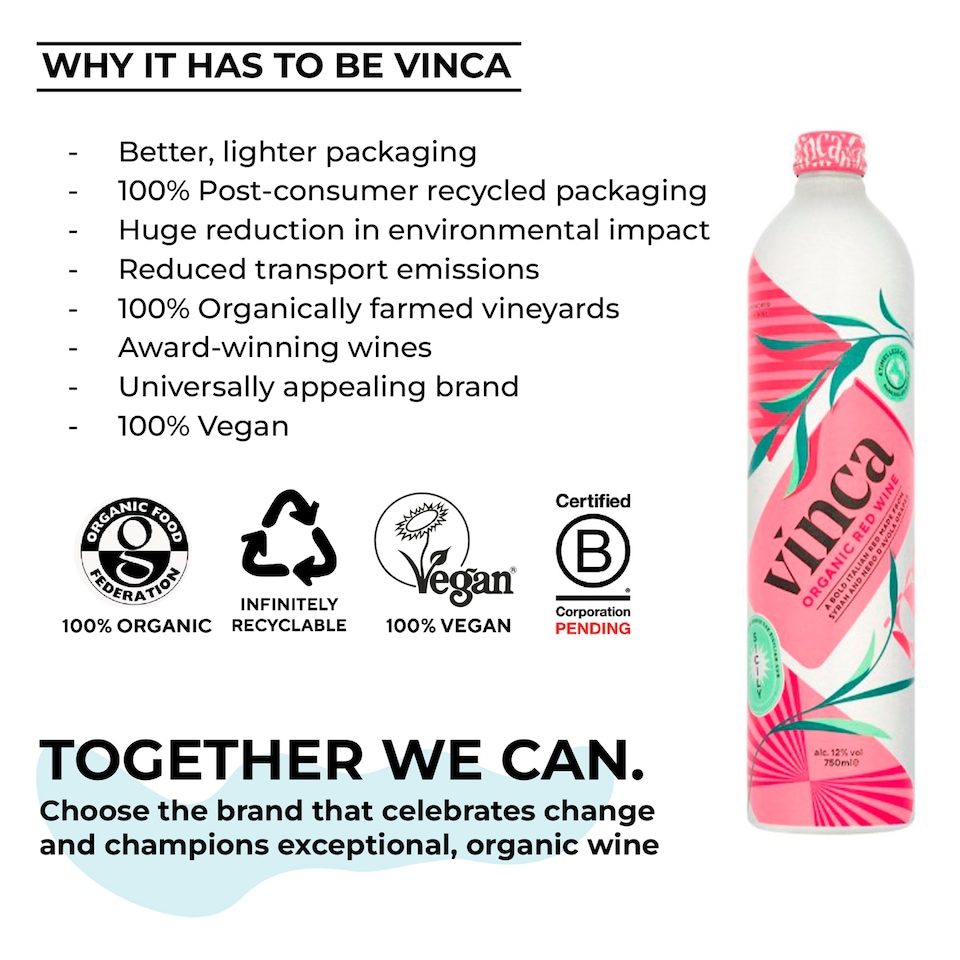 image 1 of VINCA Organic Red Wine 75cl