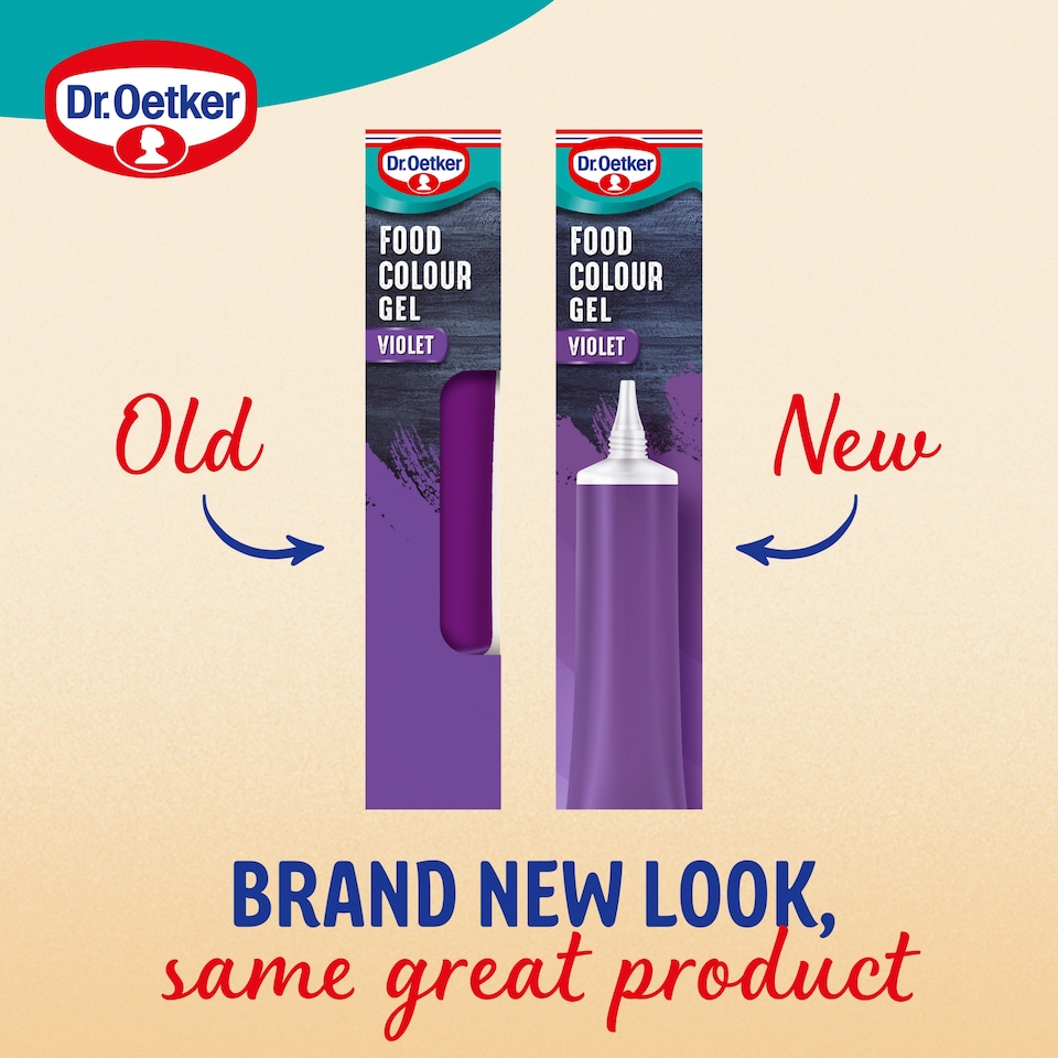 image 1 of Dr. Oetker Extra Strong Food Colour Gel - Violet 15g