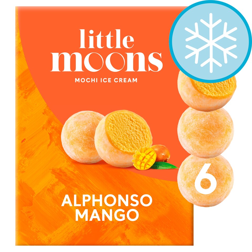 image 1 of Little Moons Alphonso Mango Ice Cream 6 Pack 192G