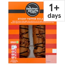 The Delicious Dessert Company Sticky Toffee Eclairs 2 Pack