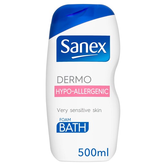 Sanex Bath Hypoallergenic Allergenic 500Ml Tesco Groceries