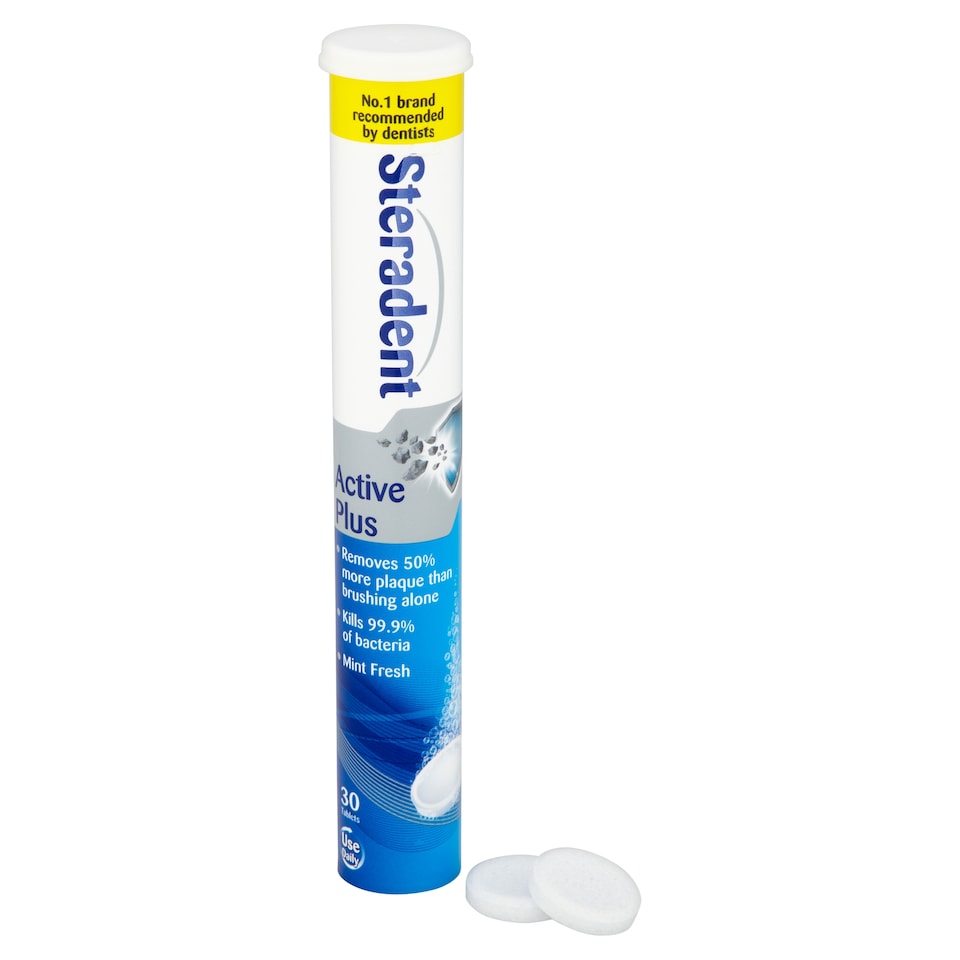 image 1 of Steradent Active Plus 30