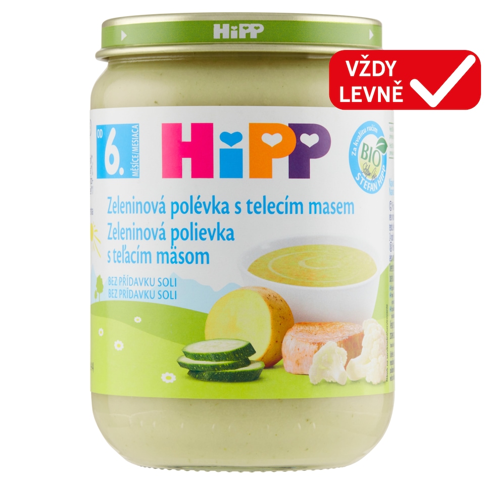 image 1 of Hipp Organic Vegetable Soup with Veal Meat 190g