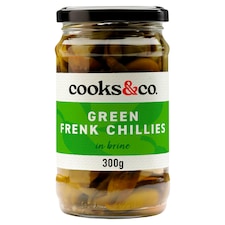 Cooks & Co Green Chillies 300G