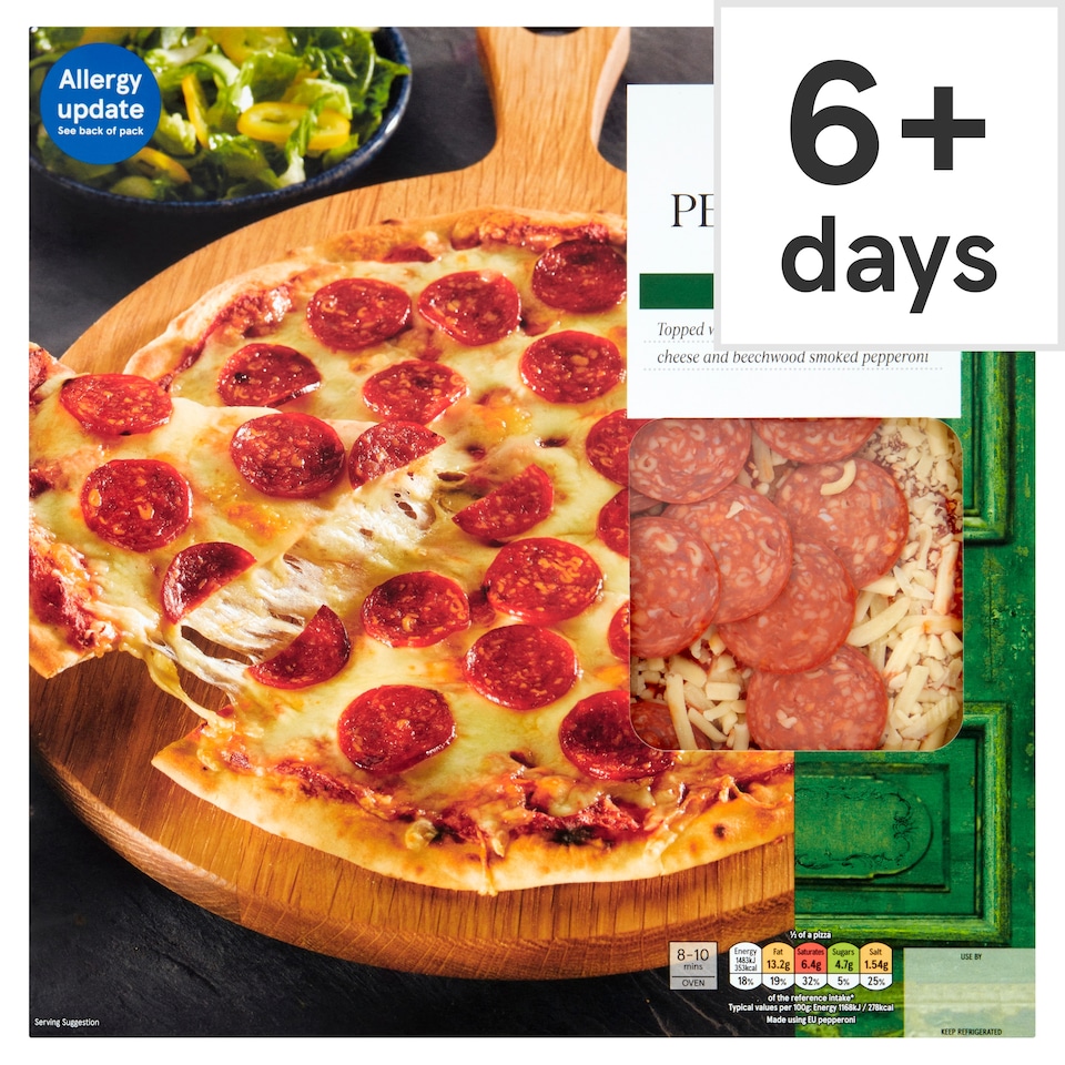 Tesco Pepperoni Pizza 280G