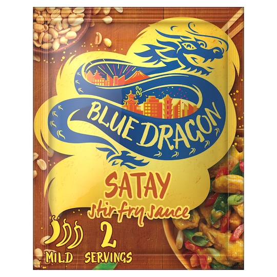 Blue Dragon Satay Stir Fry Sauce 120G Tesco Groceries