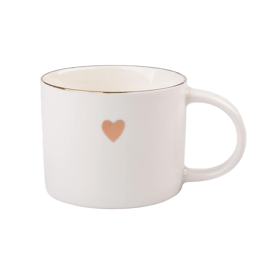 F&F Home Celebrate Heart Mug