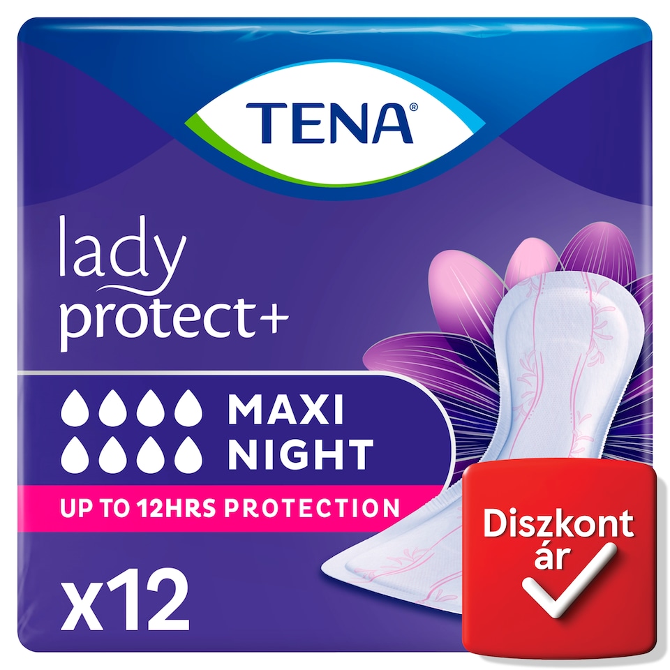 Tena Lady Maxi Night éjszakai inkontinencia betét 12 db  1. kép