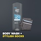 image 4 of Dove Men+Care Clean Comfort Bodywash & Socks Gift Set