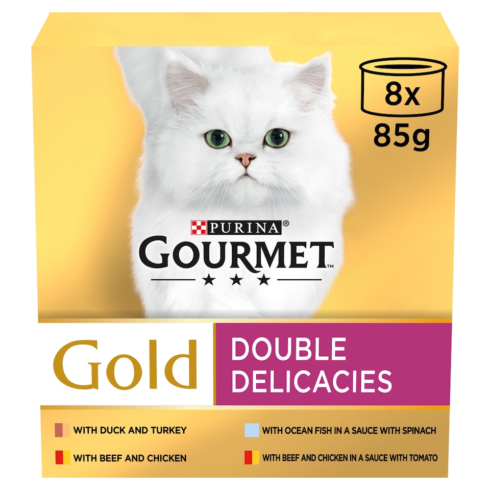 Gourmet Gold Tinned Double Delicacies 8X85g