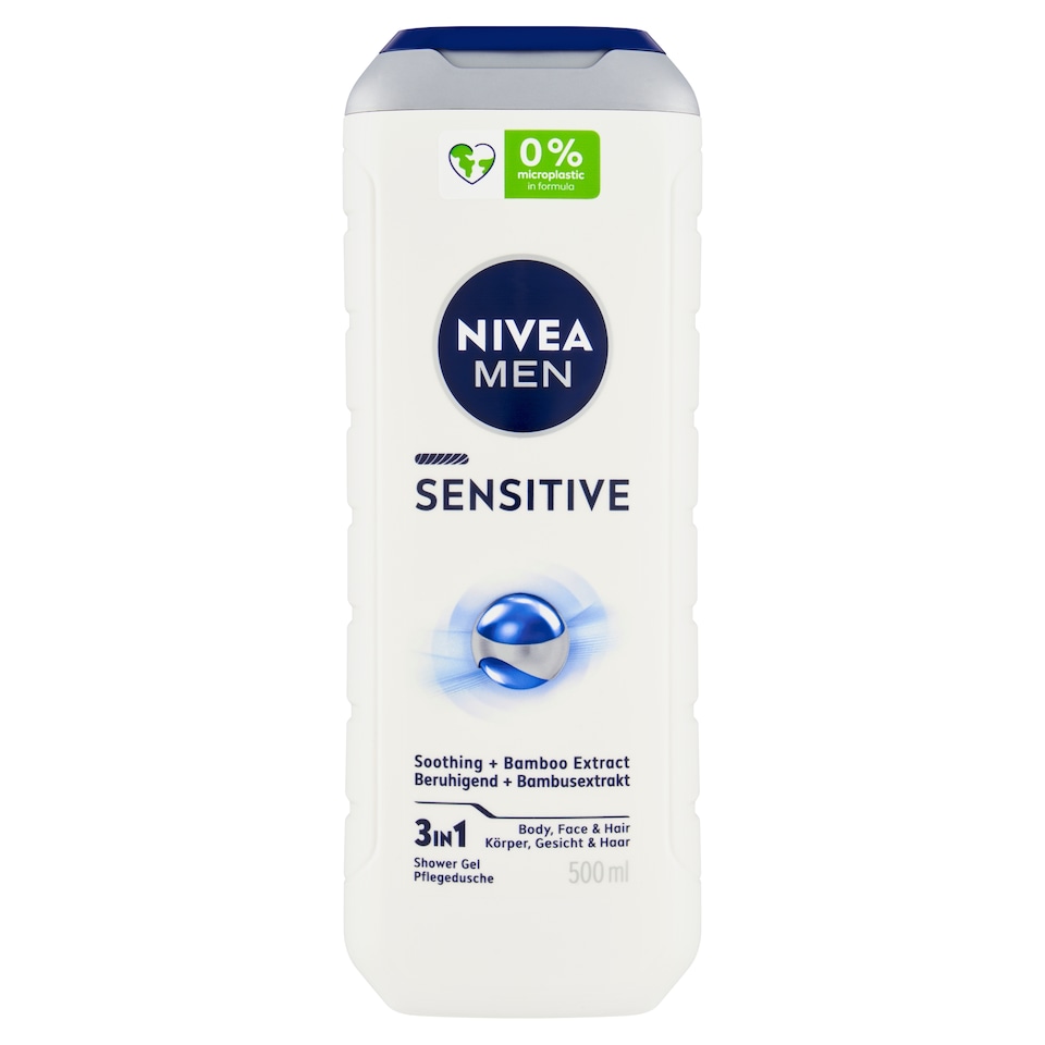 obrázok 1 z Nivea Men Sensitive 3 v 1 Sprchovací gél 500 ml