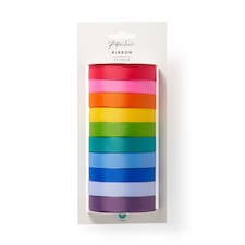Paperchase Rainbow 10 Pack Ribbon Set 