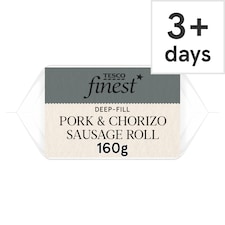 Tesco Finest British Pork & Chorizo Sausage Roll 160g