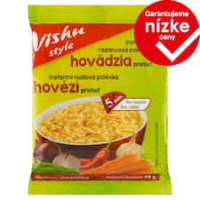 Vishu Style Instantná rezancová polievka hovädzia príchuť 60 g