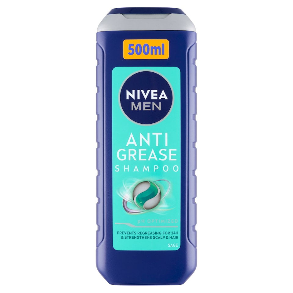 image 1 of Nivea Men Anti Grease Shampoo 500 ml