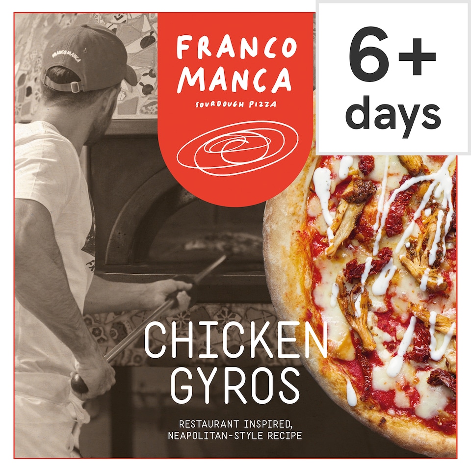 Franco Manca Chicken Gyros Pizza 485g