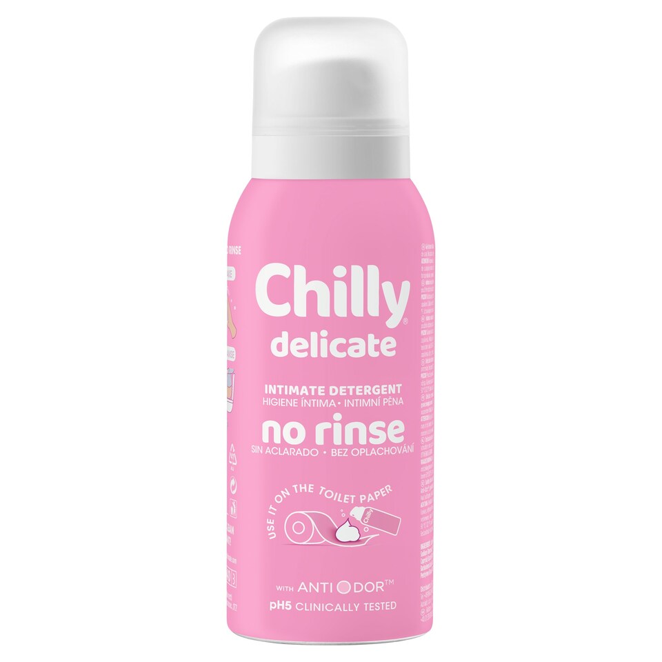 Chilly Delicate intímna umývacia pena bez oplachu 100 ml