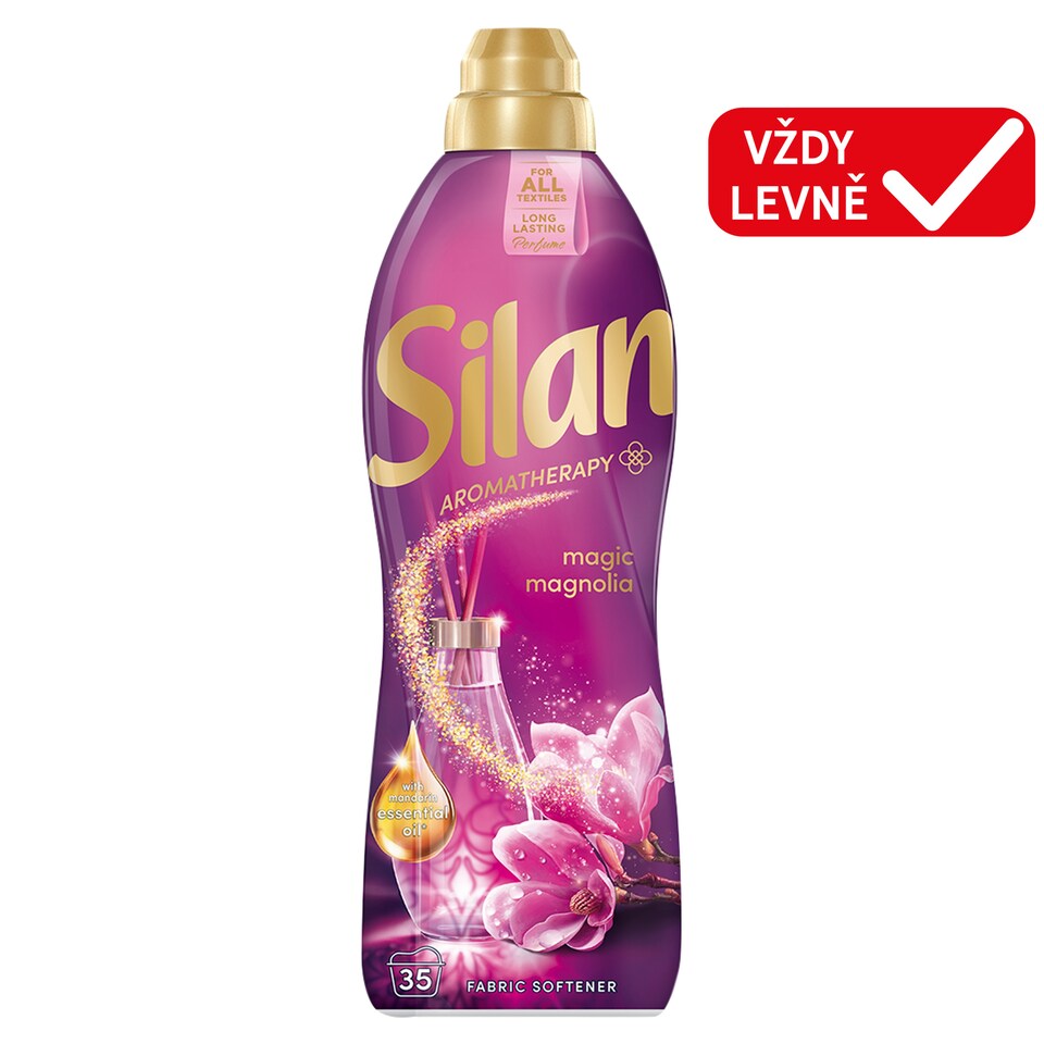 Silan Aromatherapy Magic Magnolia koncentrovaný avivážní přípravek 35 praní 770ml