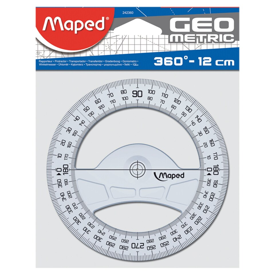 Maped műanyag 360° szögmérő 1. kép