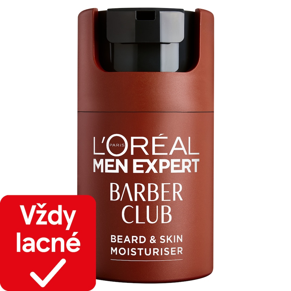 L'Oréal Paris Men Expert Barber Club hydratačný krém na fúzy, bradu a pokožku 50 ml