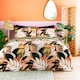 image 1 of Cosmo Living Graphix Leaf Duvet Set Double