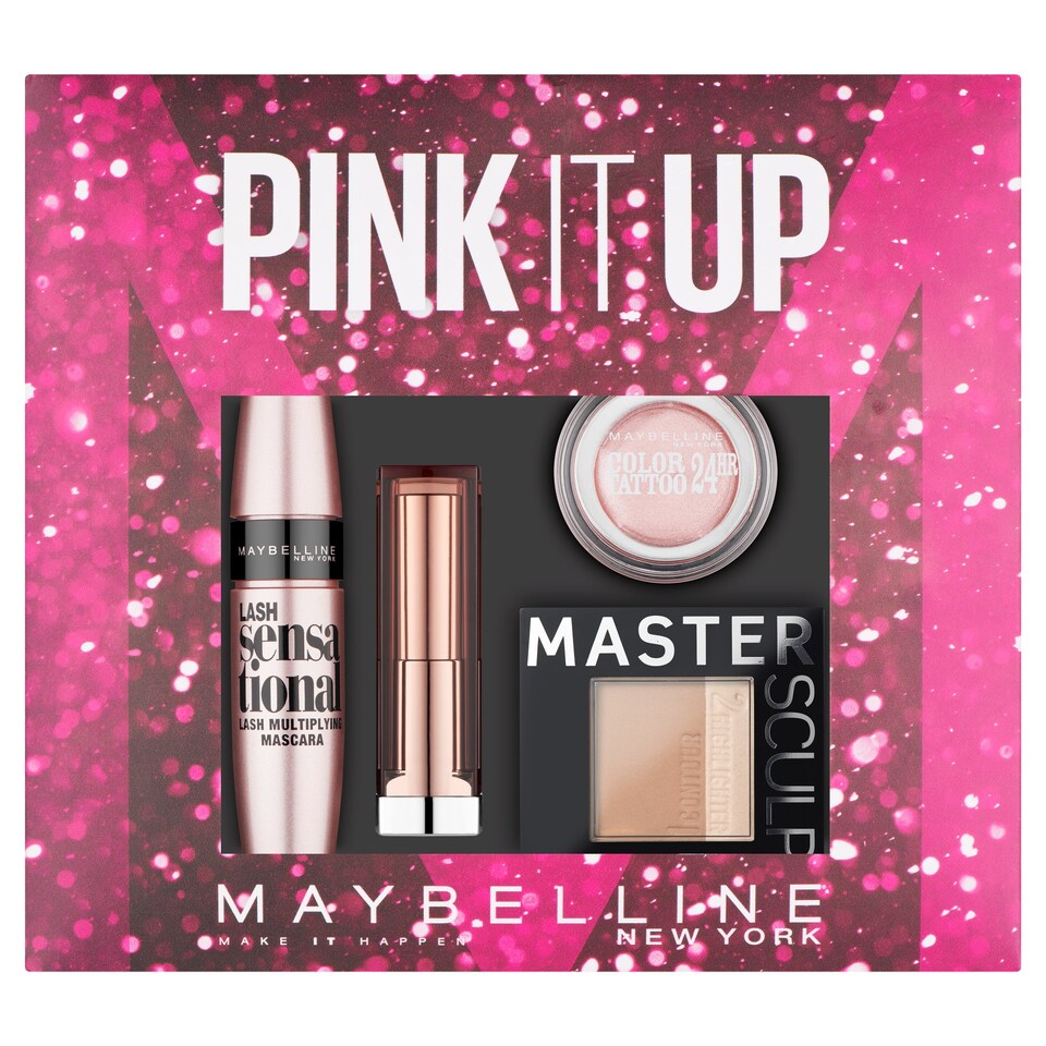 image 1 of Maybelline Pink It Up Gift Set