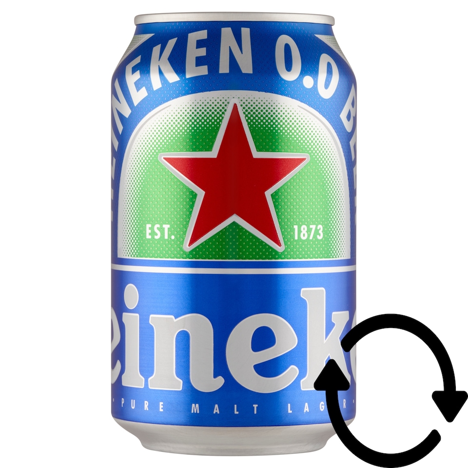 Heineken 0.0 alkoholmentes világos sör 0,0% 0,33 l 