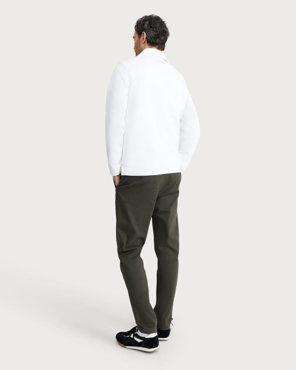 image 1 of F&F FREEF!T® Slim Leg Chino Trousers in Khaki