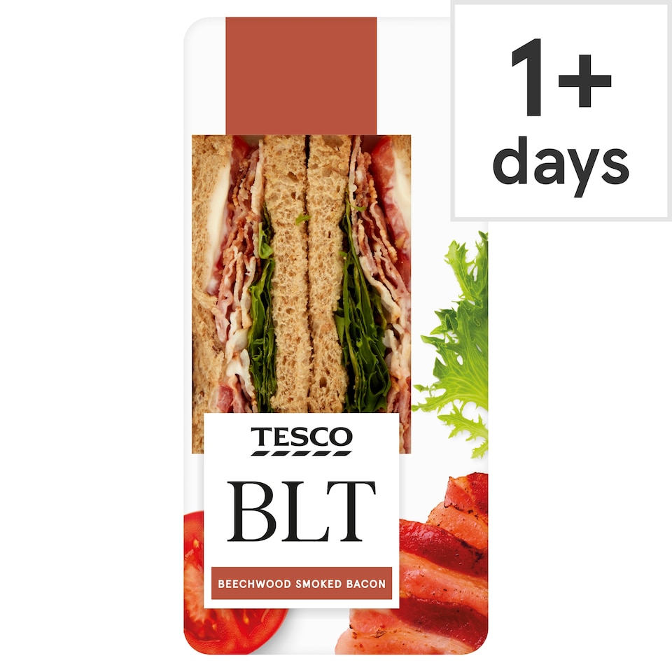 Tesco Bacon Lettuce & Tom Sandwich