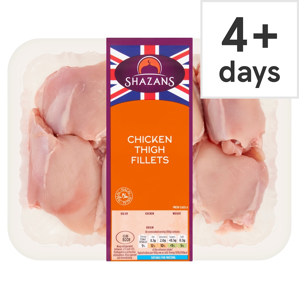 Shazans Chicken Thigh Fillet 600G