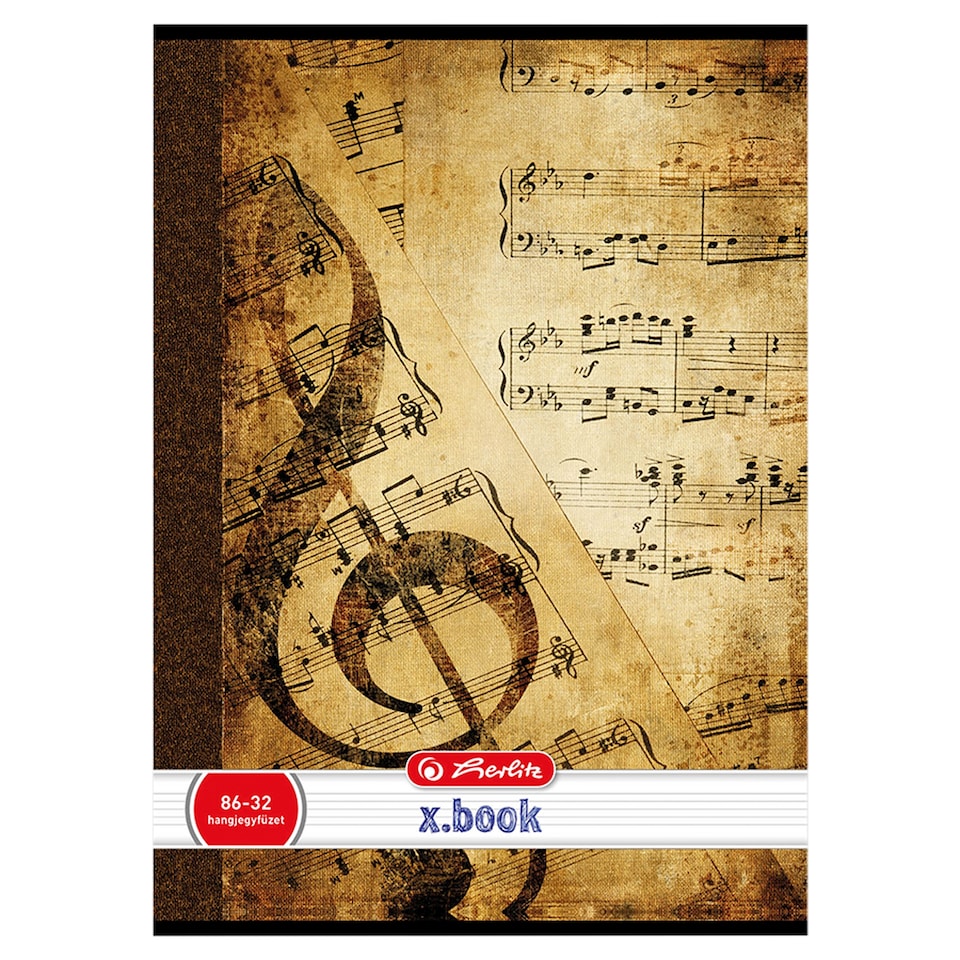 Herlitz x.book 86-32 hangjegyfüzet A4
