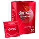 image 1 of Durex Thin Feel Condoms Enhanced Sensitivity Regular Fit 20 Pack