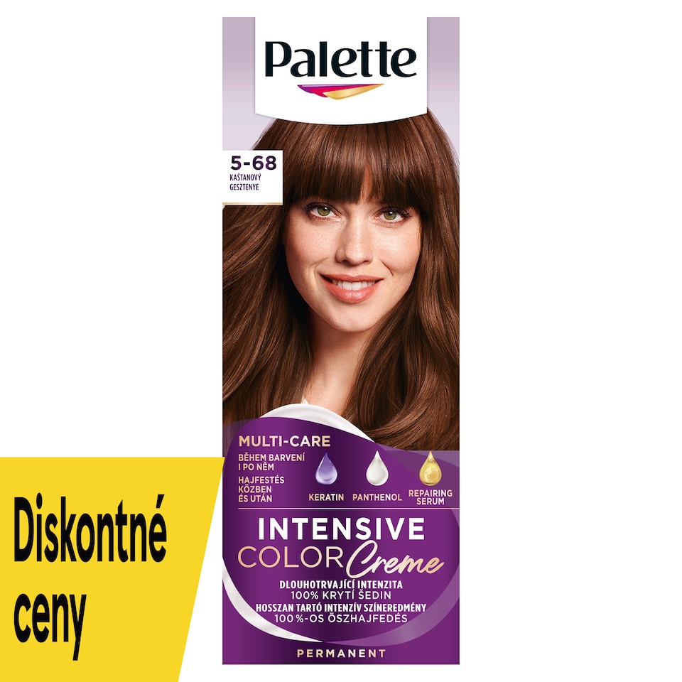 obrázok 1 z Palette Intensive Color Creme farba na vlasy Gaštanový 5-68