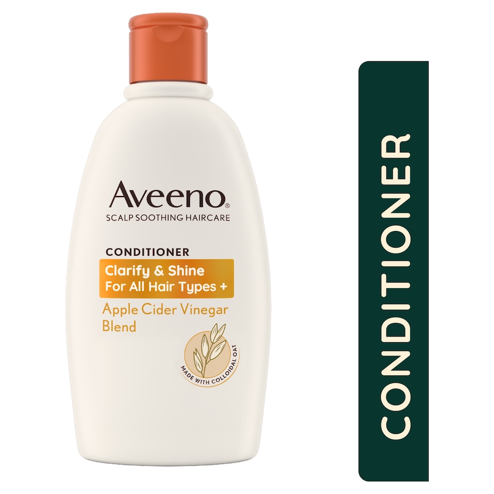 image 1 of Aveeno Clarify and Shine Apple Cider Vinegar Conditioner 300ml
