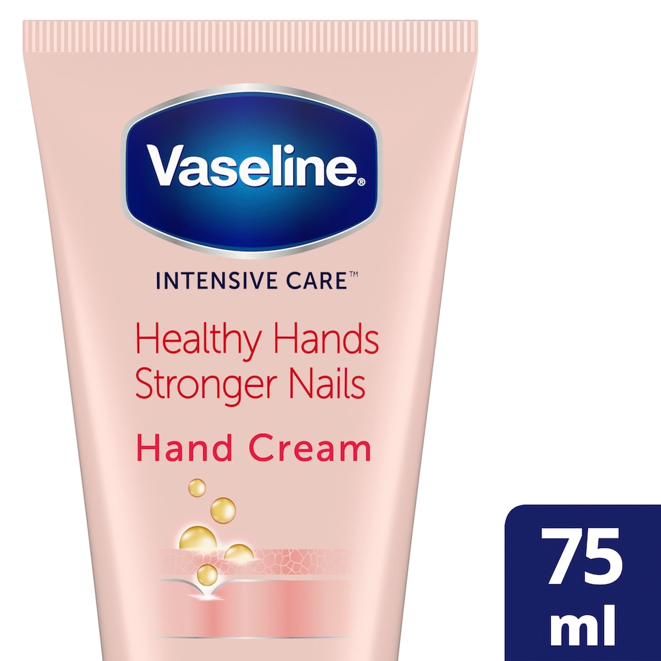 image 1 of Vaseline Healthy Hands and Stronger Nails Hand Cream 75ml