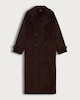 image 4 of F&F Double Breasted Long Coat with Wool in Brown